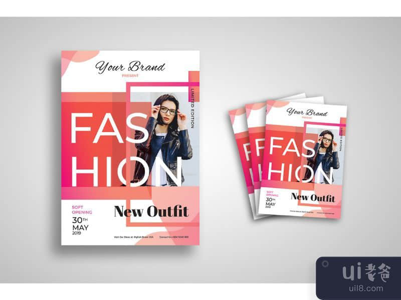 Flyer Template Fashion Modern