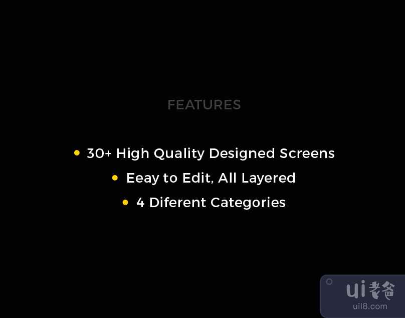 UI KIT（30+ 高品质设计屏幕）(UI KIT (30+ High Quality Designed Screens))插图1