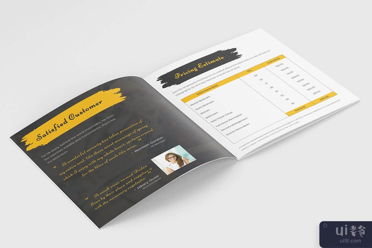 多用途商业宣传册小册子模板(Multipurpose Business Brochure Booklet Template)插图2