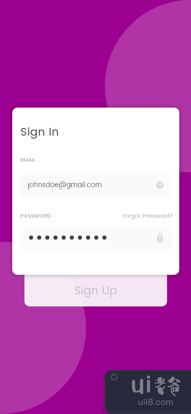 登录和注册概念屏幕(Signin and Signup concept screens)插图1