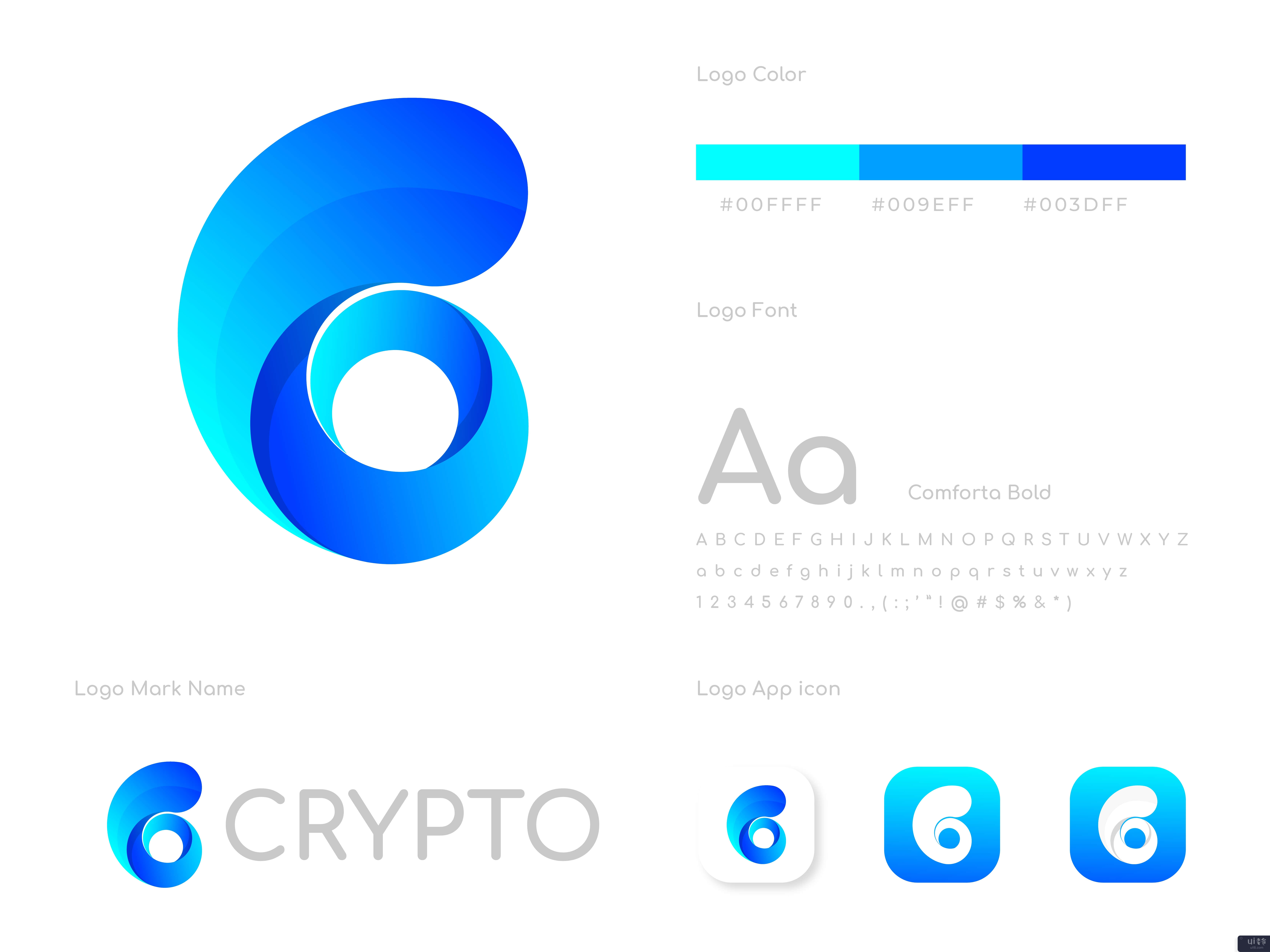 加密标志设计模板(Crypto Logo Design Template)插图