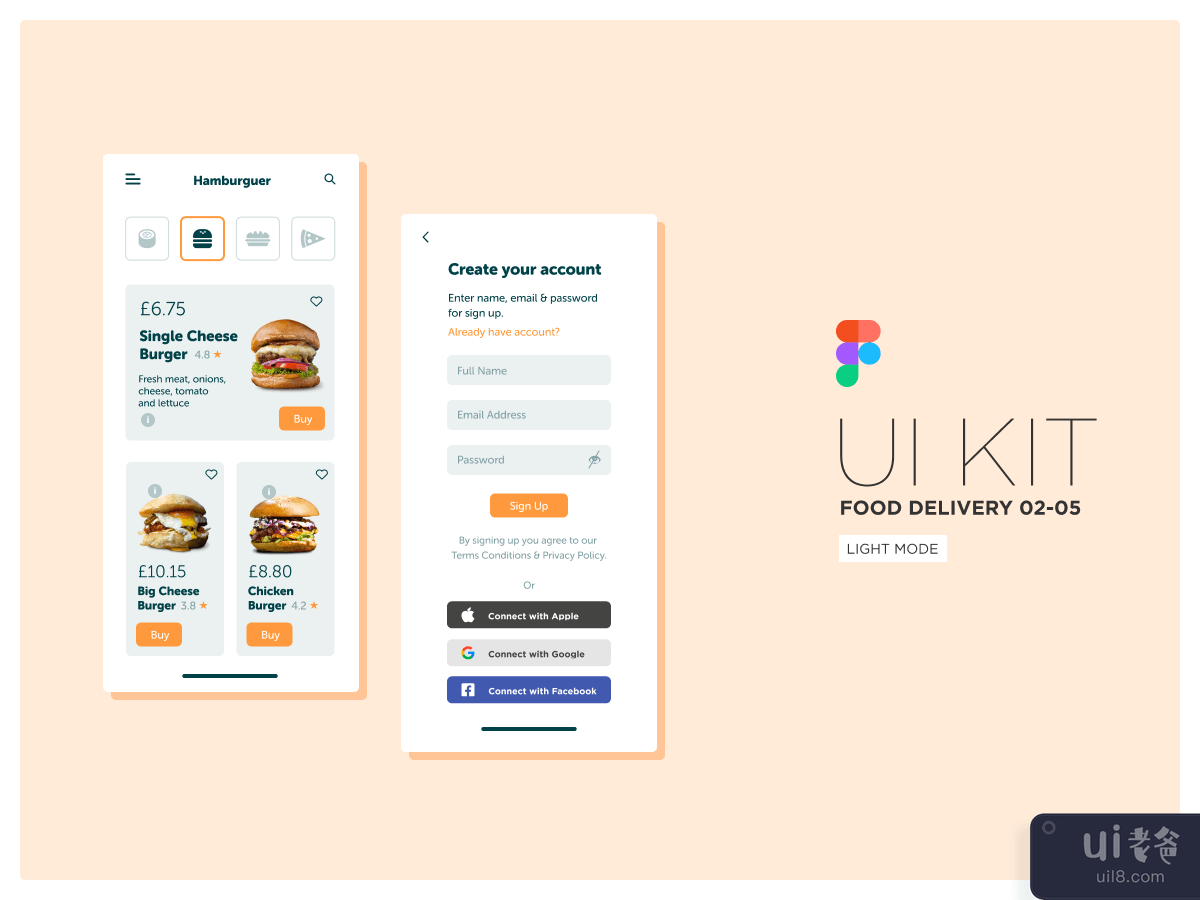 Food Delivery UI Kit