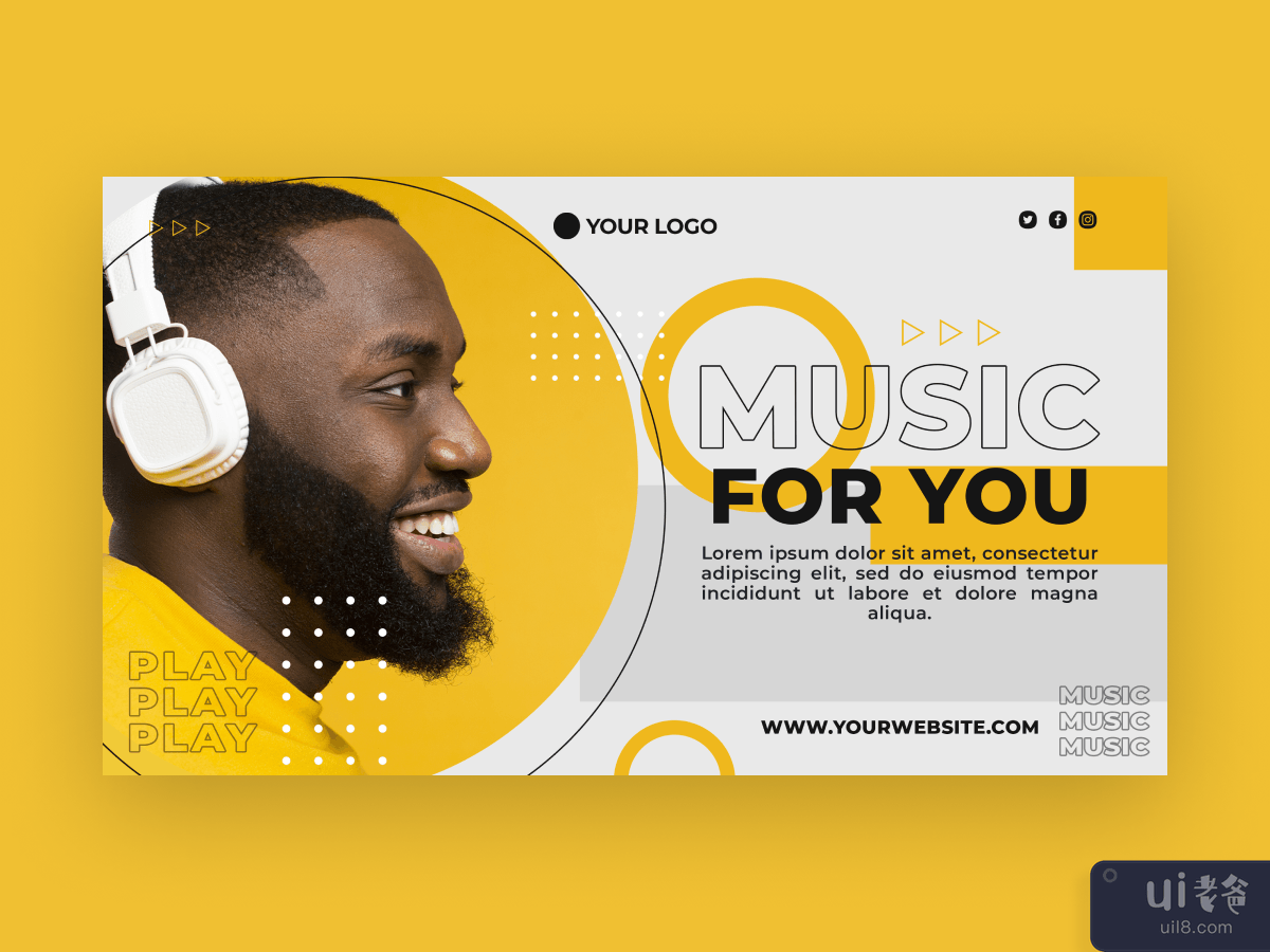 Music Web template