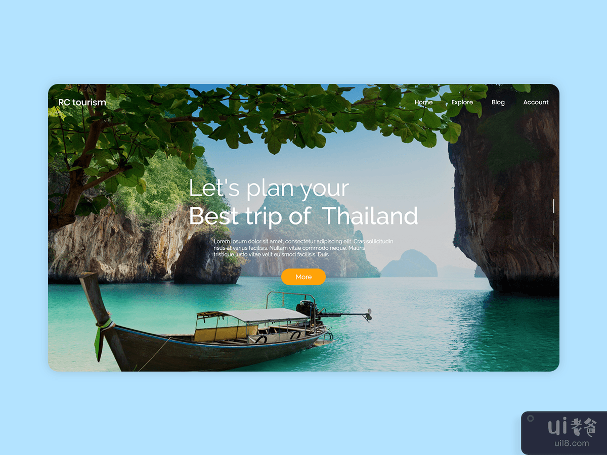 Thailand Web Concept