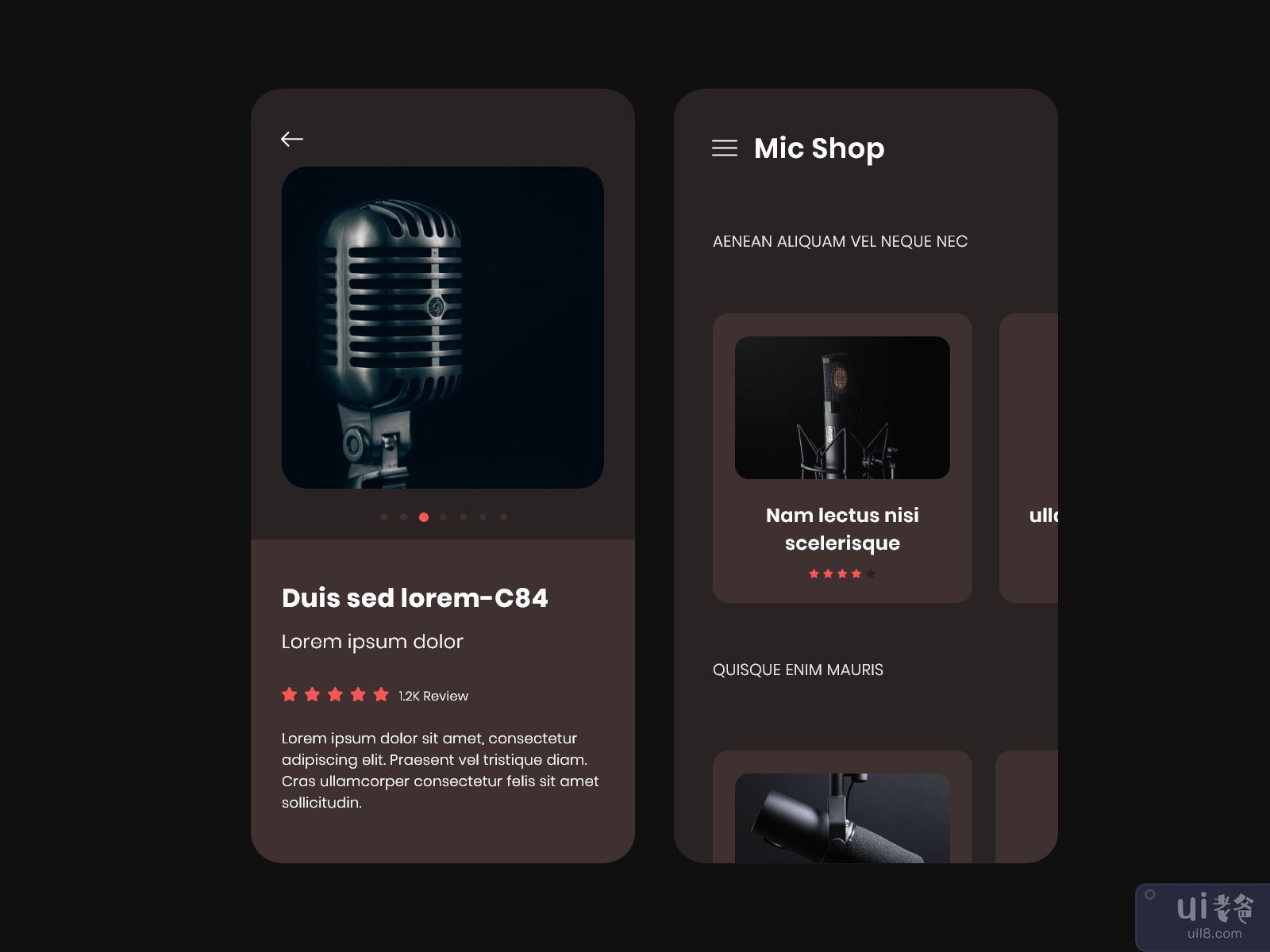 mic shop concept