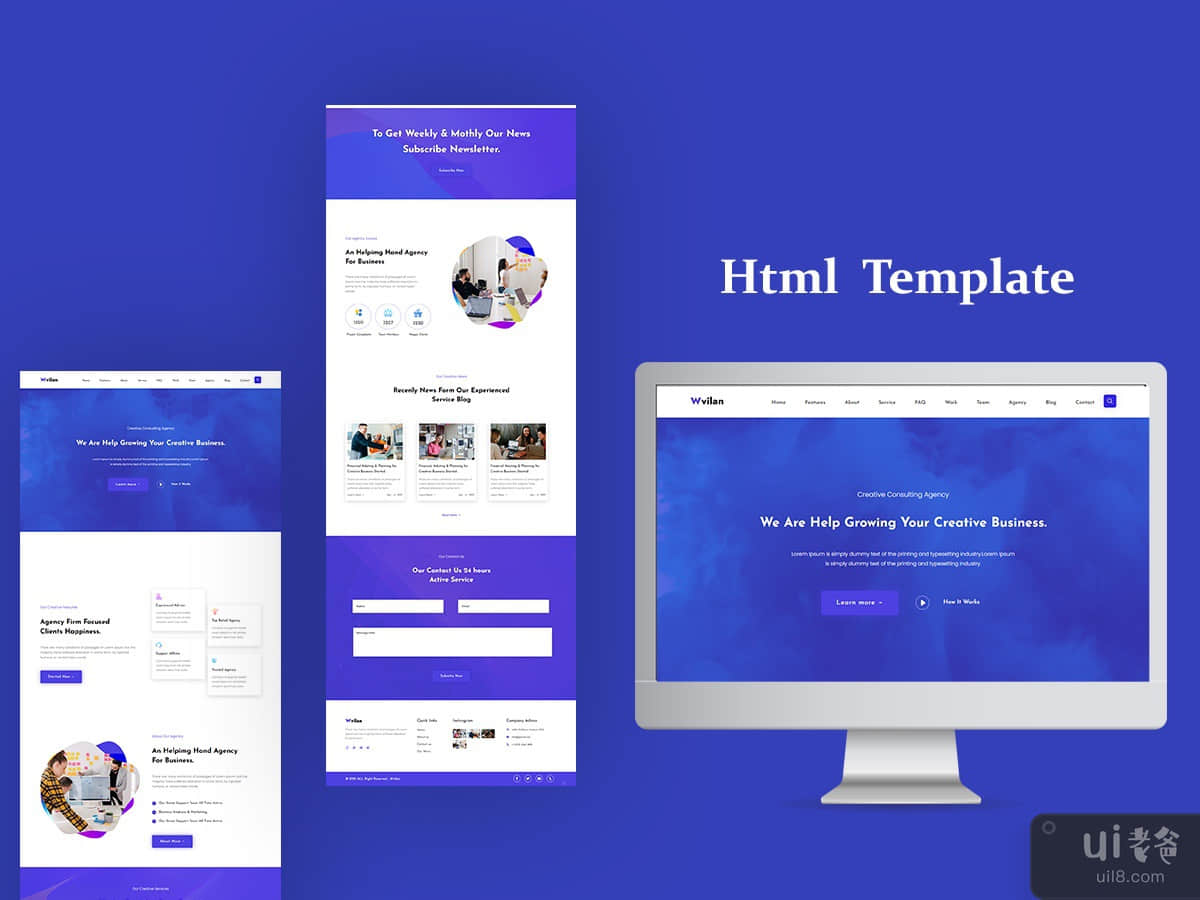 Walin - One page Landing page home v3