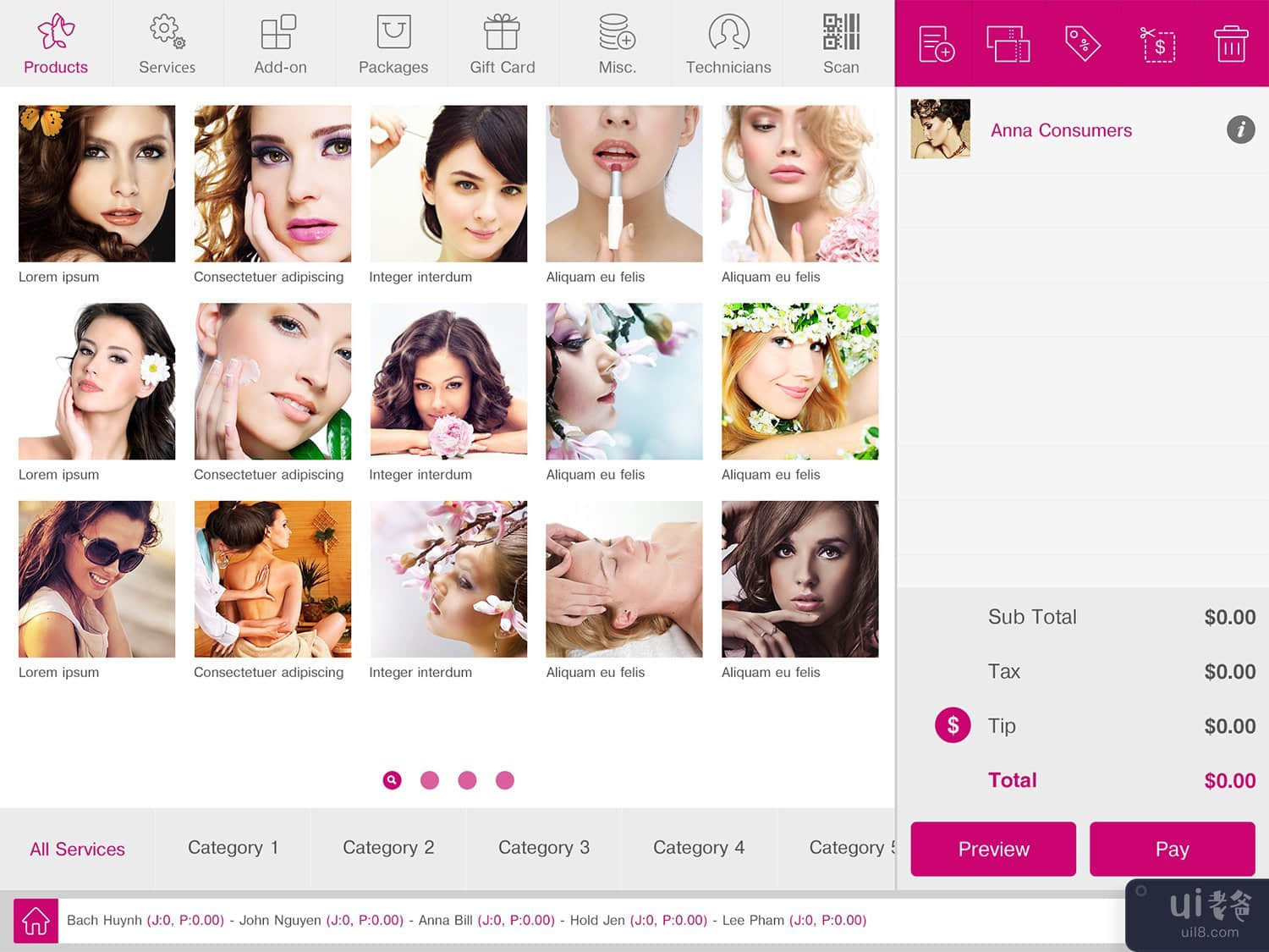 Touch Beauty UI 套件(Touch Beauty UI kit)插图3