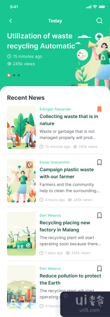 生态环境新闻手机App(Ecology Environment News Mobile App)插图2