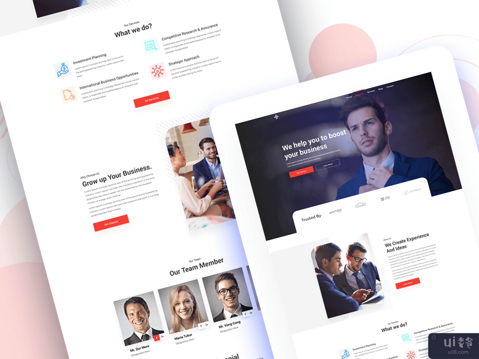 Creative Agency Landing Page Template