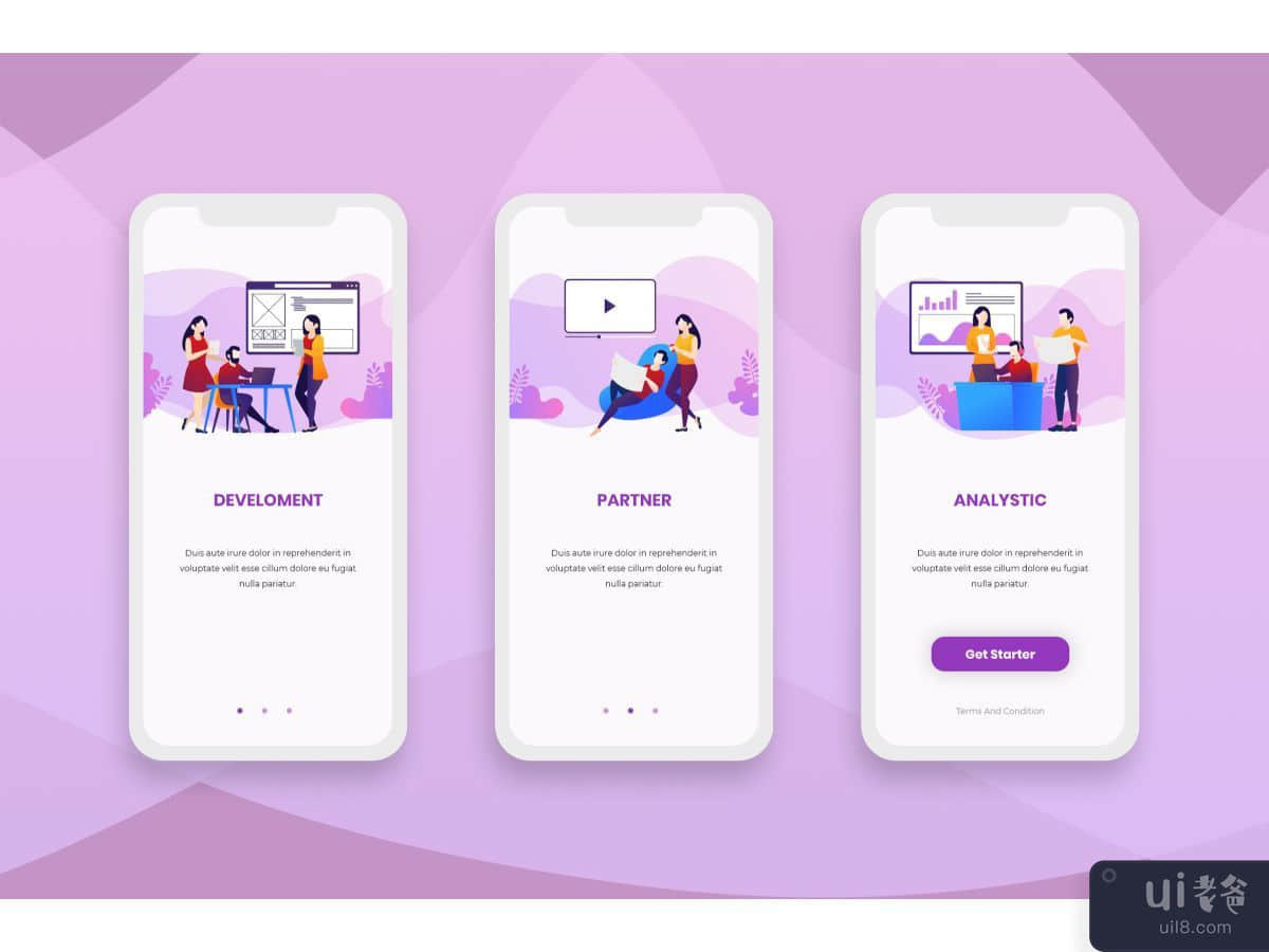 Onboarding Screens Mobile App