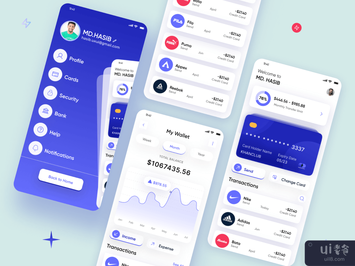 Payment getaway and Payment app design