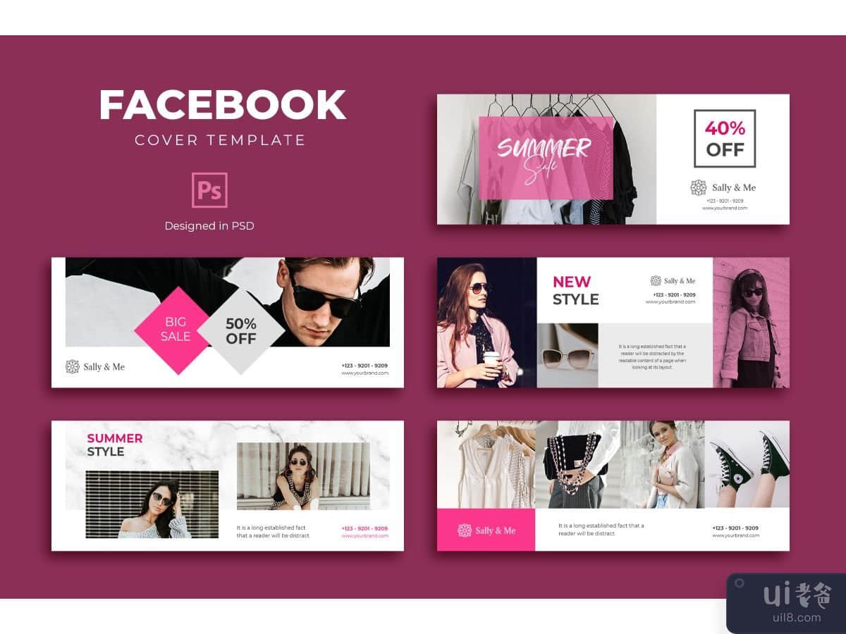 Facebook Cover Template Fashion Sale