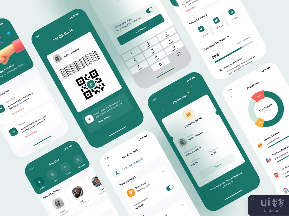 Finance Banking App UI kit Part 2