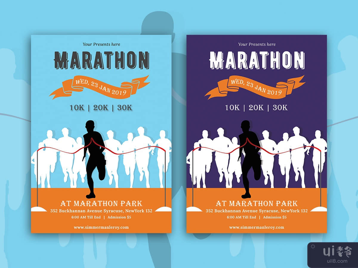 Marathon Event Flyer Template-05