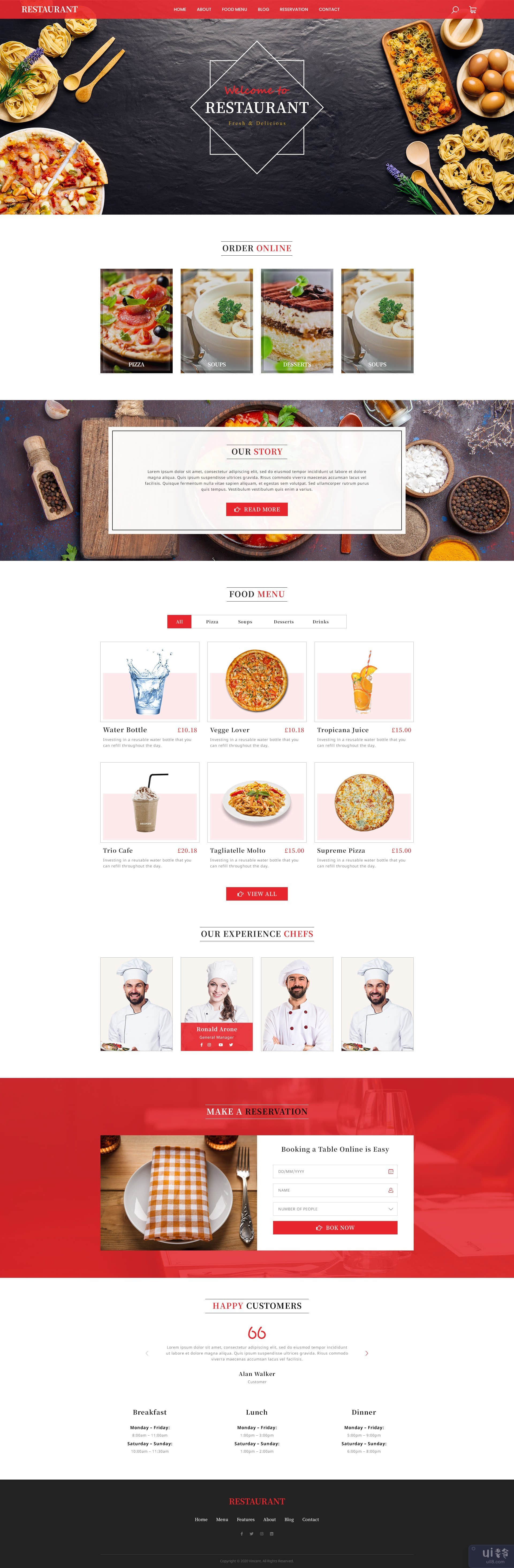 餐厅在线食品(Restaurant online food)插图