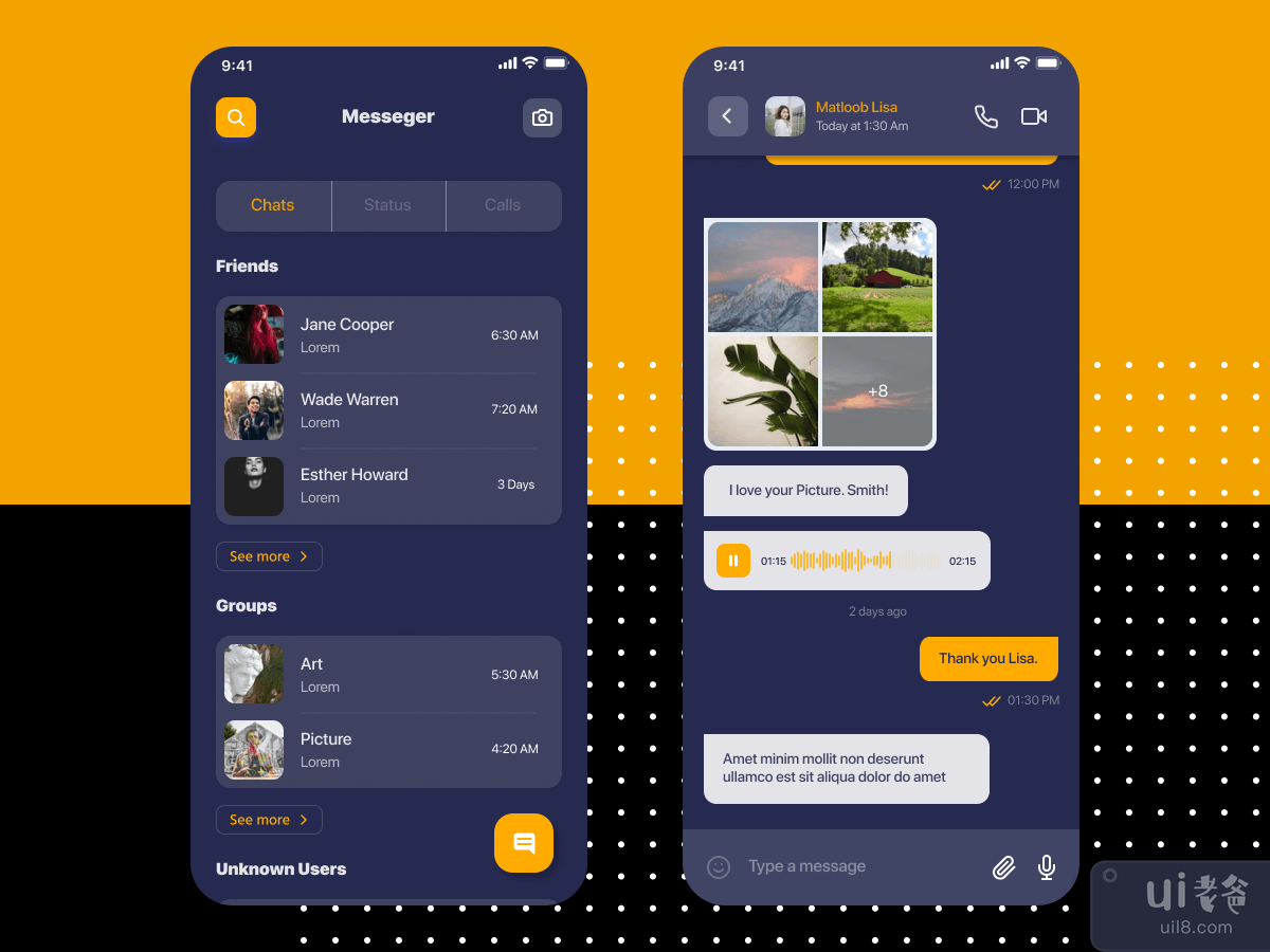 Chat App UI Kit #2
