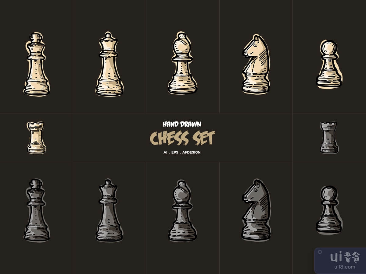 Hand Drawn Chess Collections