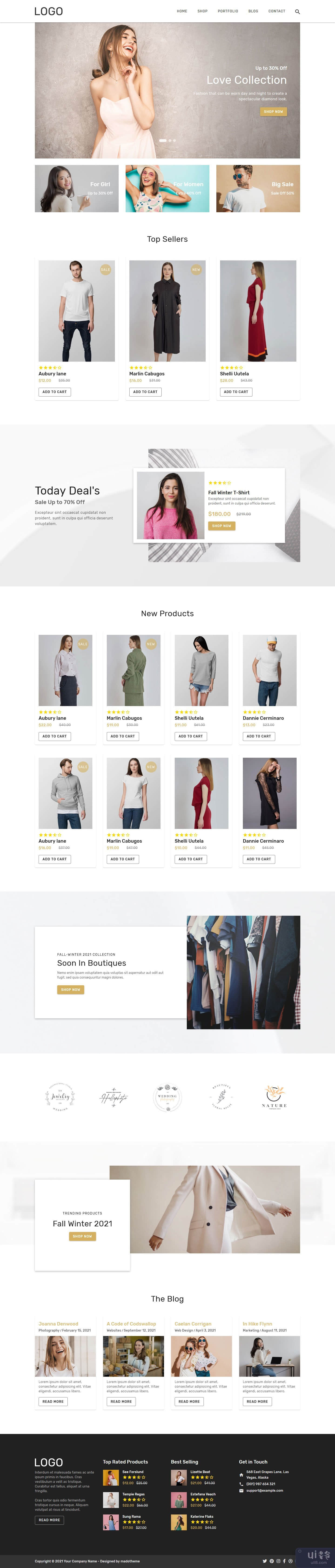 Ketzu 时装店 HTML 网页模板 V1.0(Ketzu Fashion Store HTML Web Template V1.0)插图