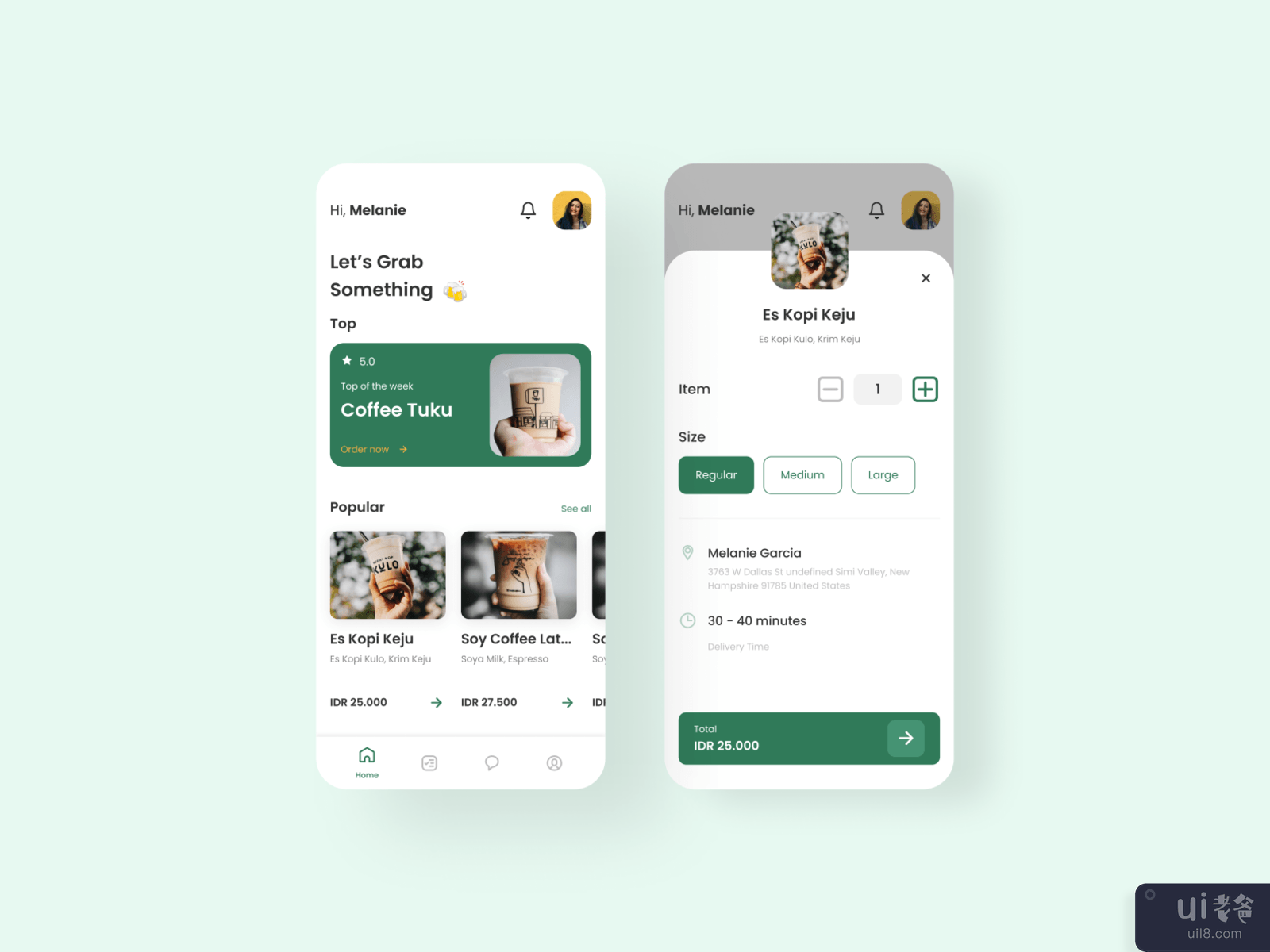 Coffee Shop App - UI Exploration