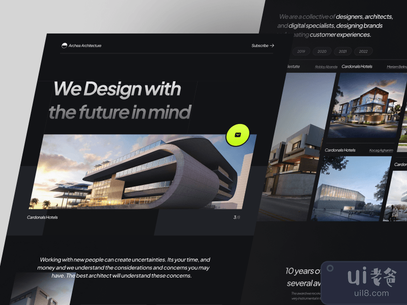 Archea - Architecture Agency Landing Page