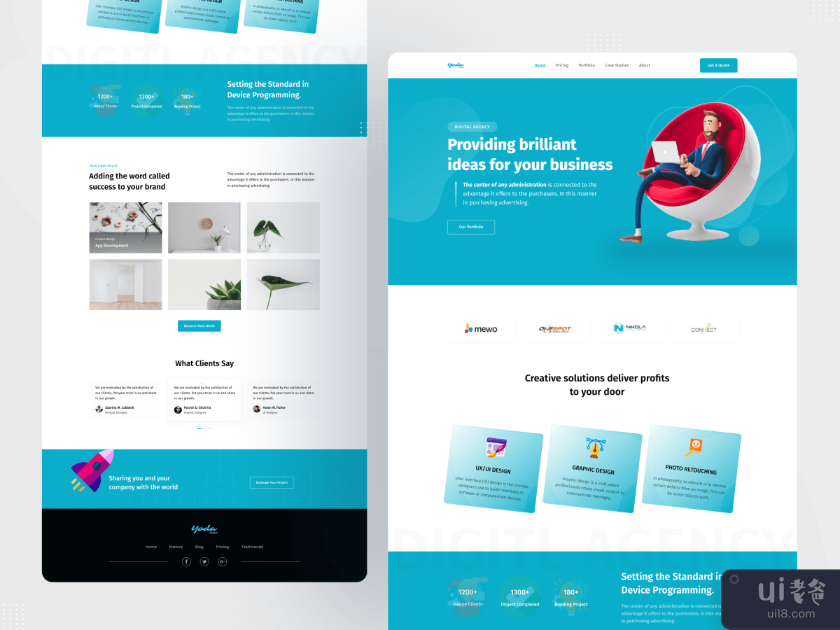 Digital Agency Landing Page