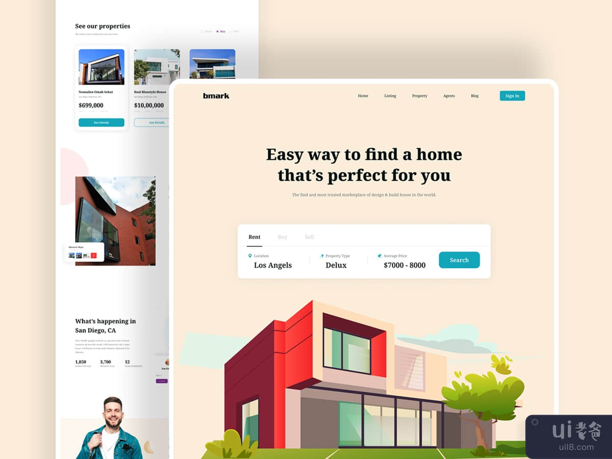 Perfect Home Finder Landing Page