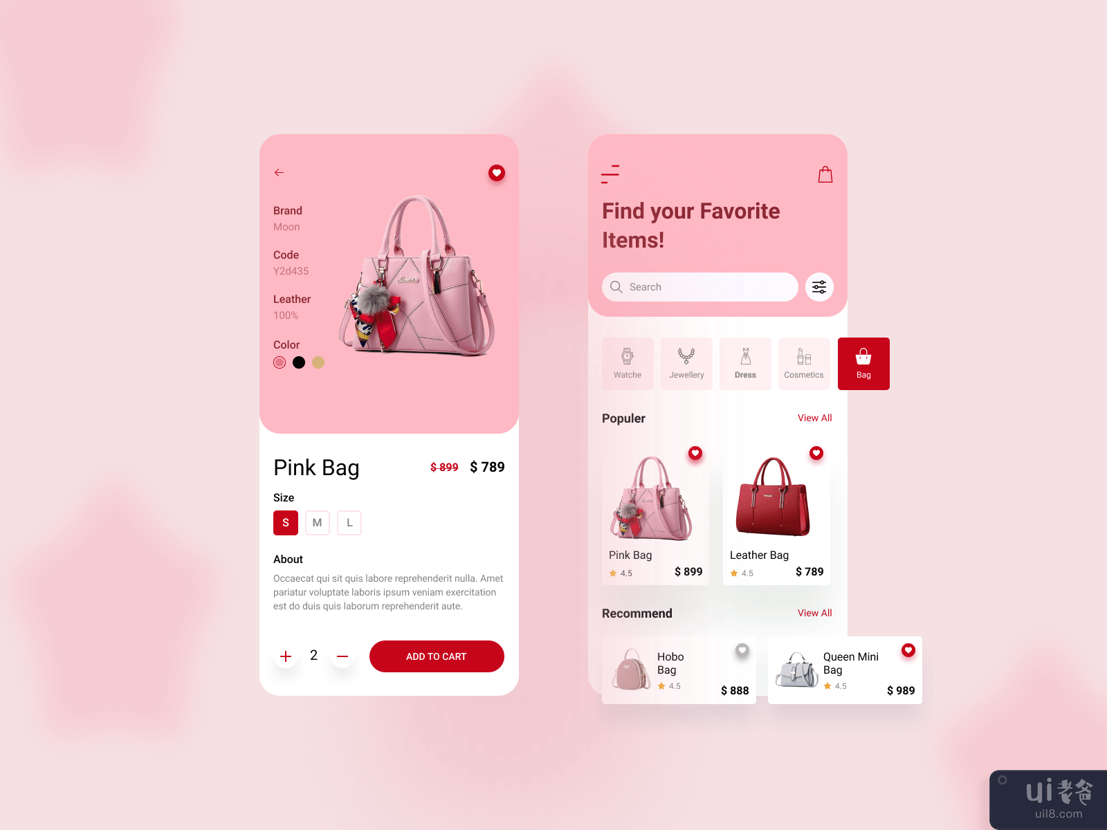women's bag apps 