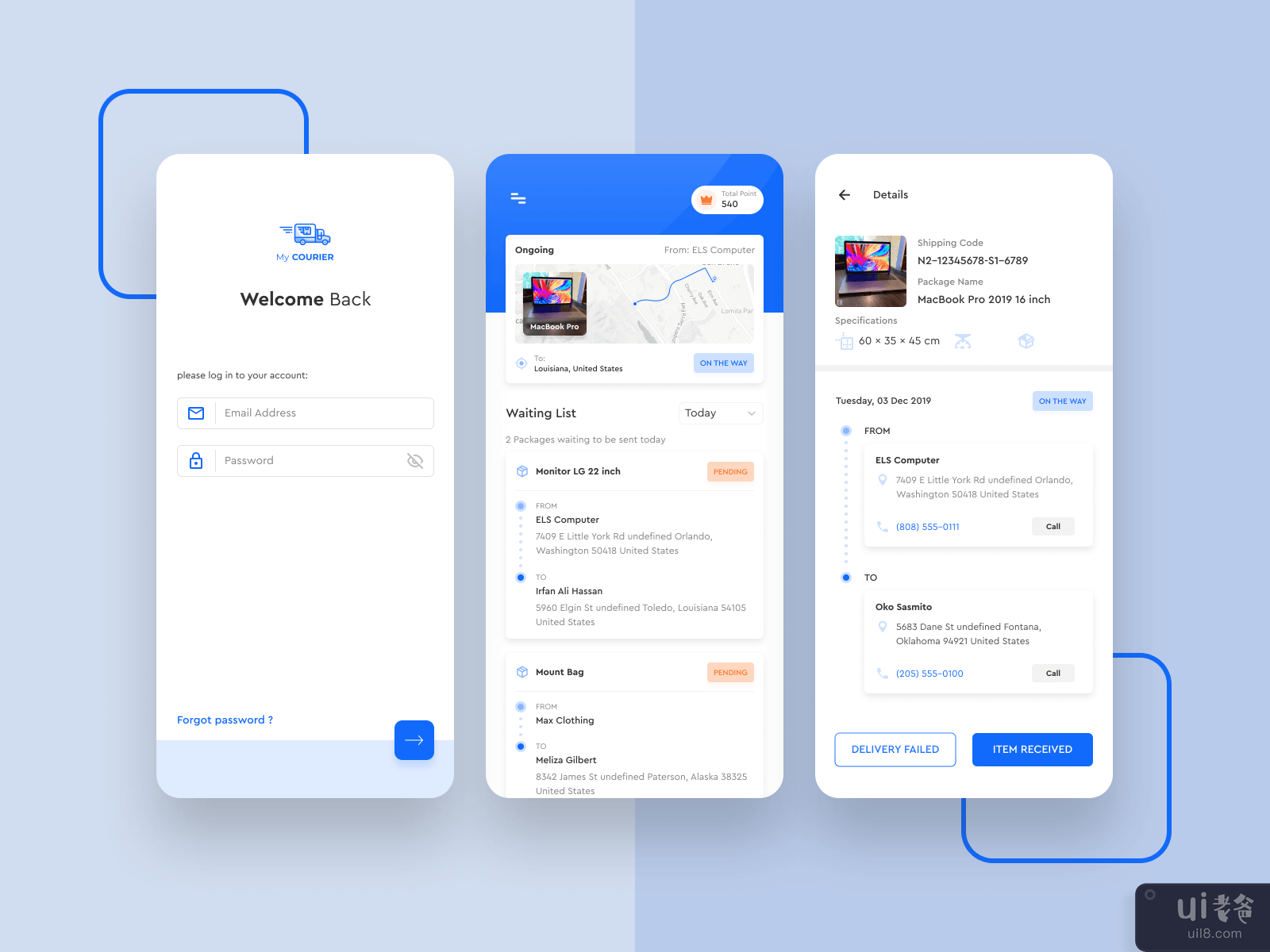 Courier App - Delivery Service