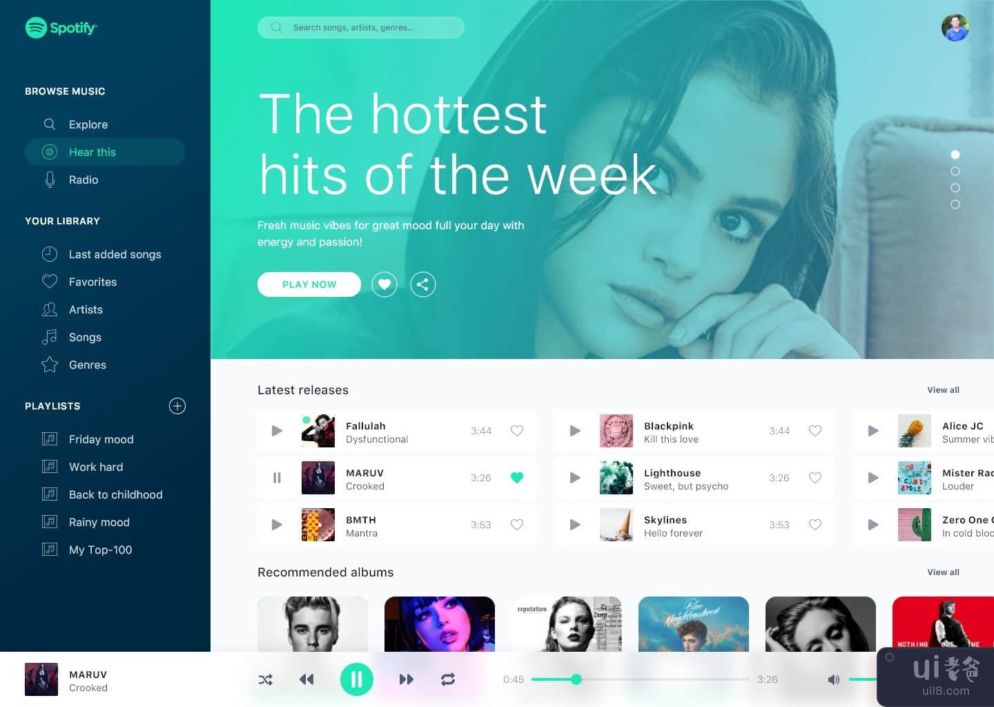 Spotify MacOS 重新设计(Spotify MacOS Redesign)插图