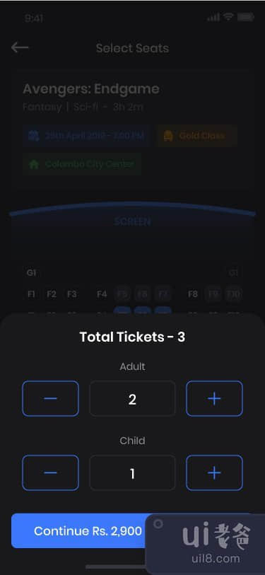 电影票预订应用程序(Movie Tickets Booking App)插图15