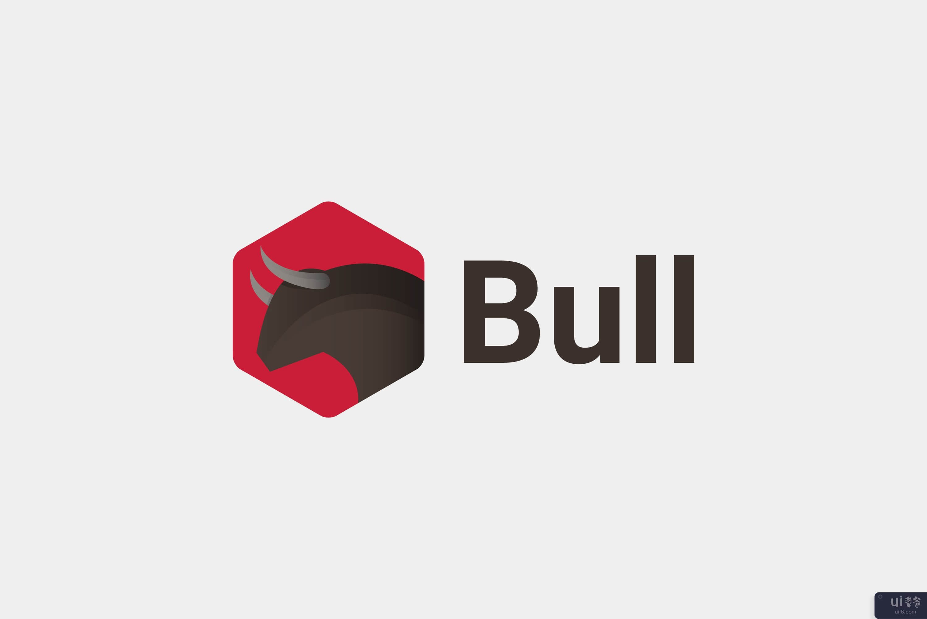 公牛标志图标模板(Bull logo icon template)插图