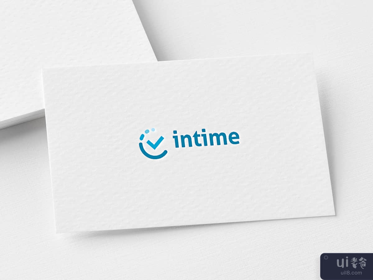 In time logo template