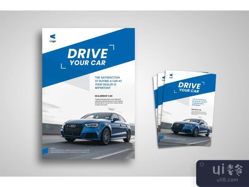 Flyer Template Dealership Car Agency