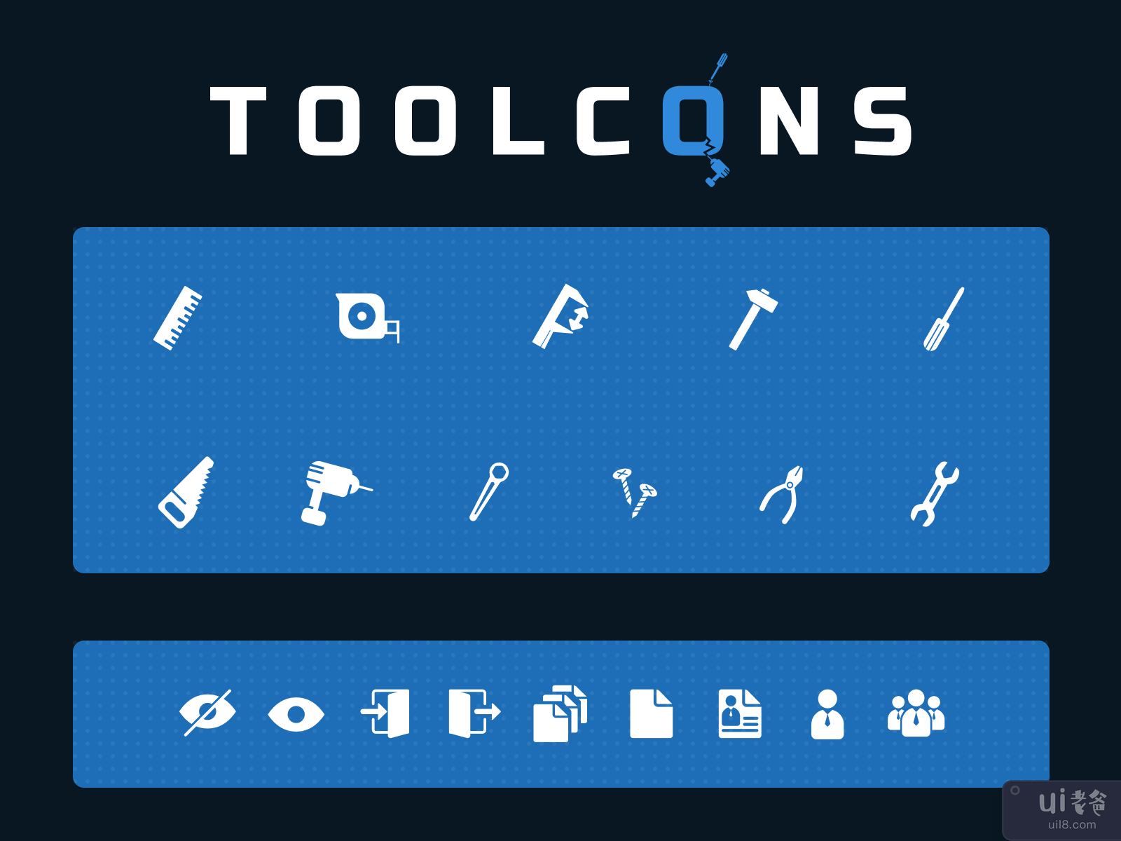 Toolcons - tools in glyphs
