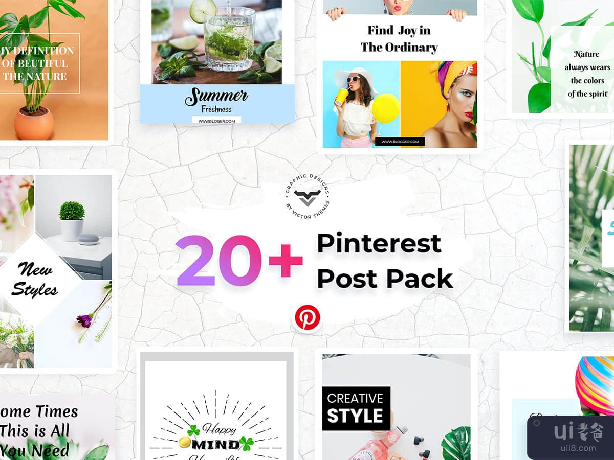 Pinterest Social Media Templates