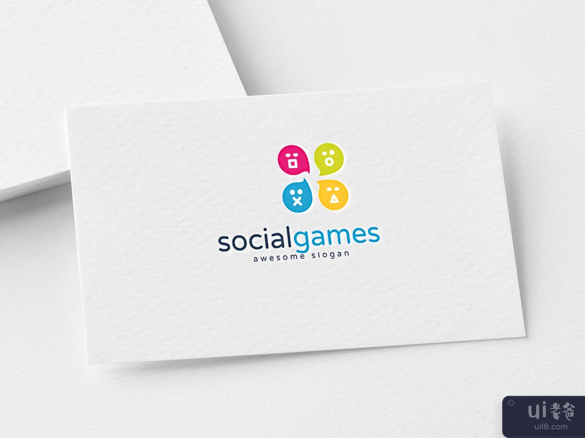 Socials Game Logo Template