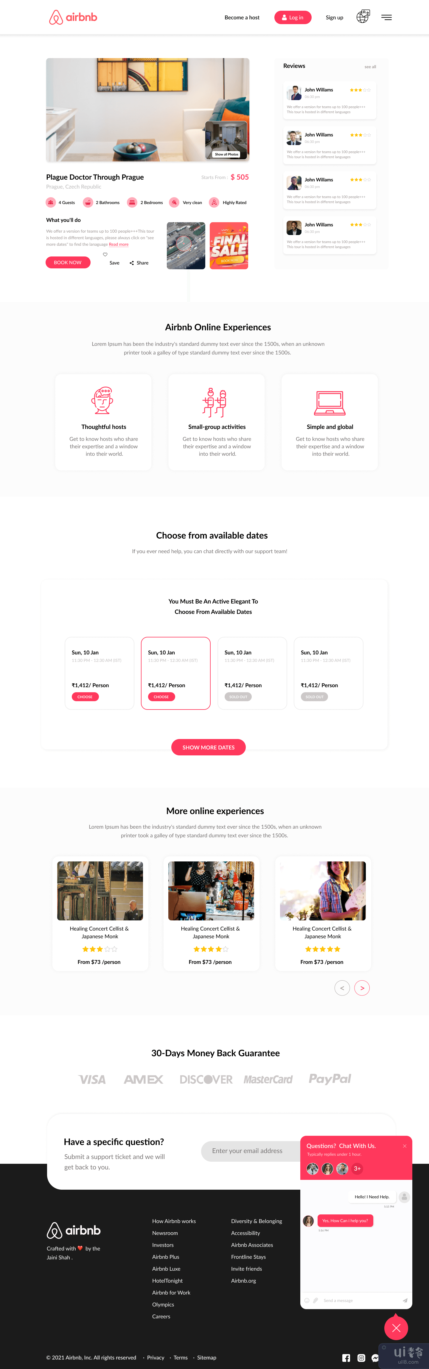 Airbnb页面重新设计(Airbnb Page Redesign)插图