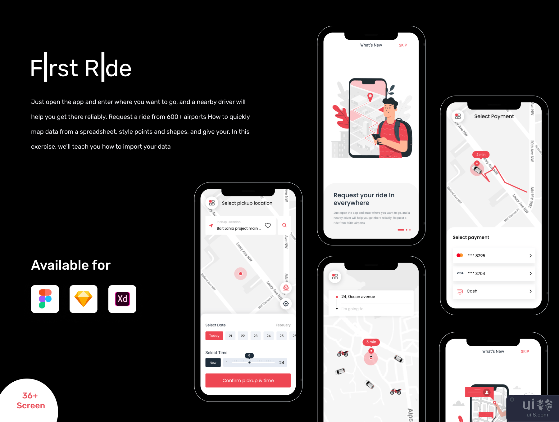 乘车共享应用程序(Ride Sharing App)插图2
