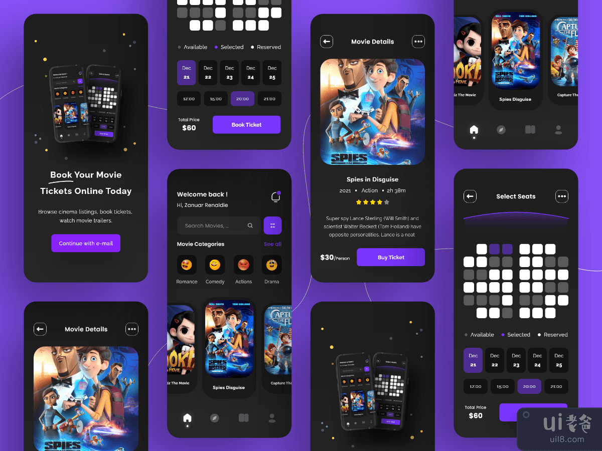 Cinema Booking Ticket App