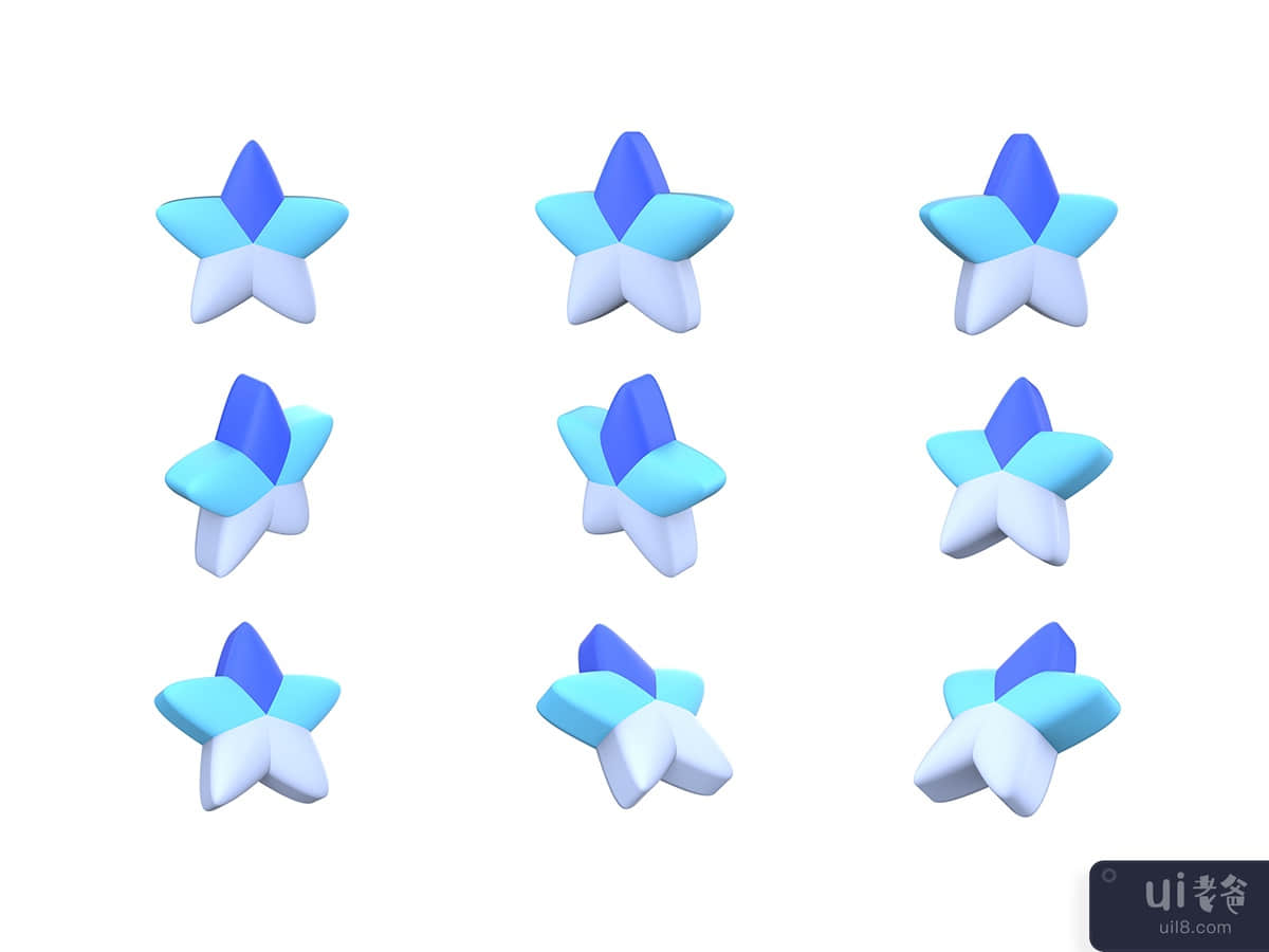 Star 3D icon