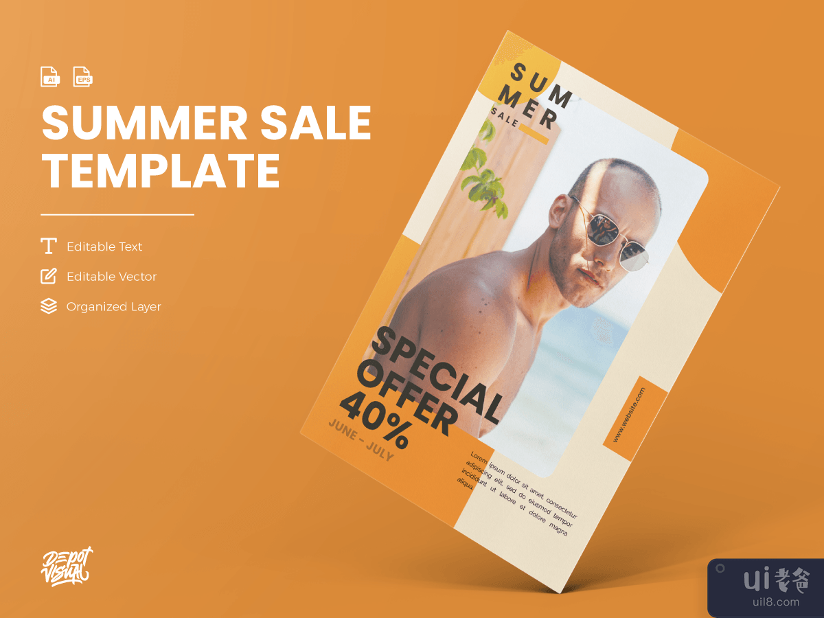 Summer Sale Template Flyer