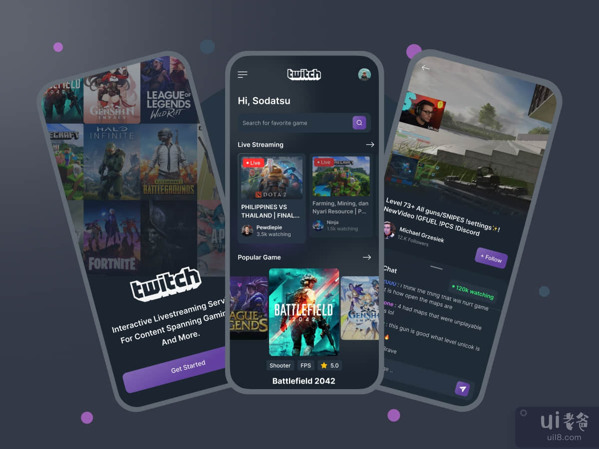Redesigned Twitch Streaming Platform