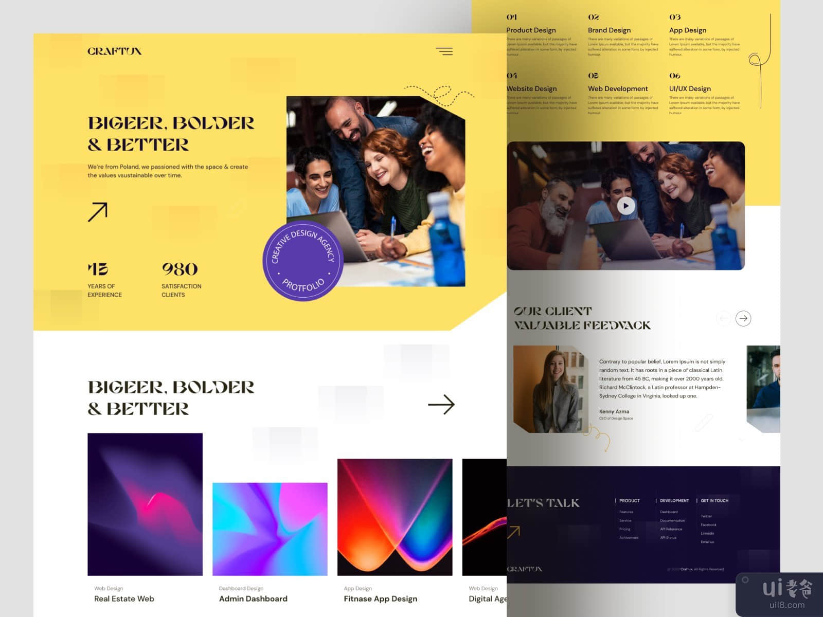 Agency Website design