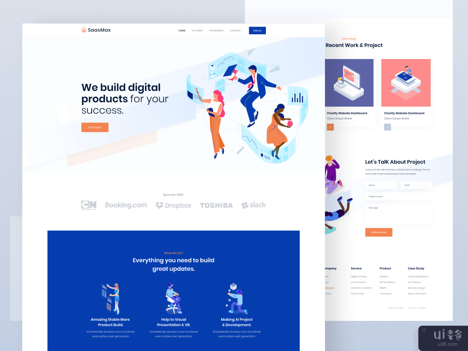 Startup Agency Landing Page