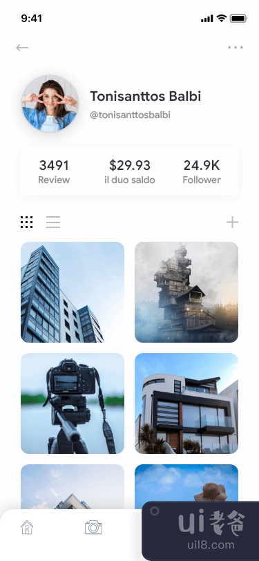 个人资料设计 - 社交应用(Profile Design - Social App)插图
