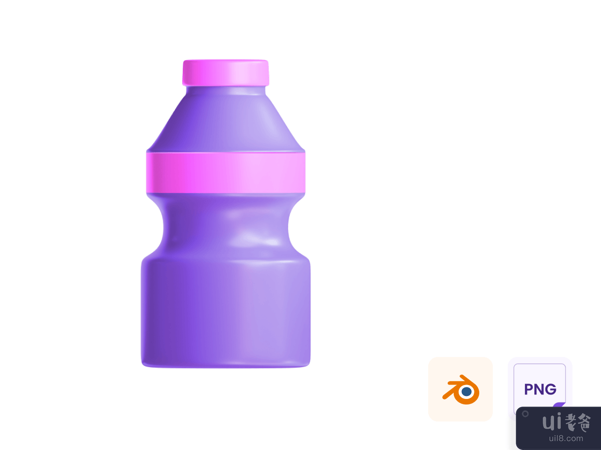 Bottle 3D Icon
