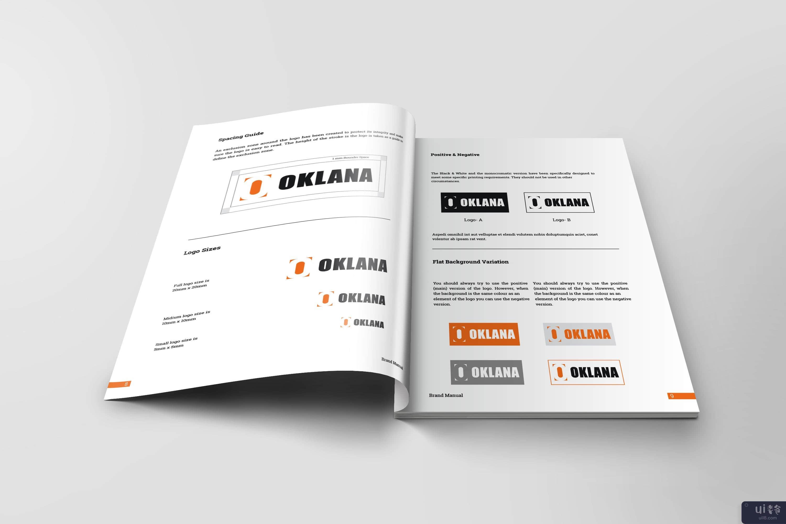 品牌手册指南 | InDesign 模板(Brand Manual Guideline | InDesign Template)插图6