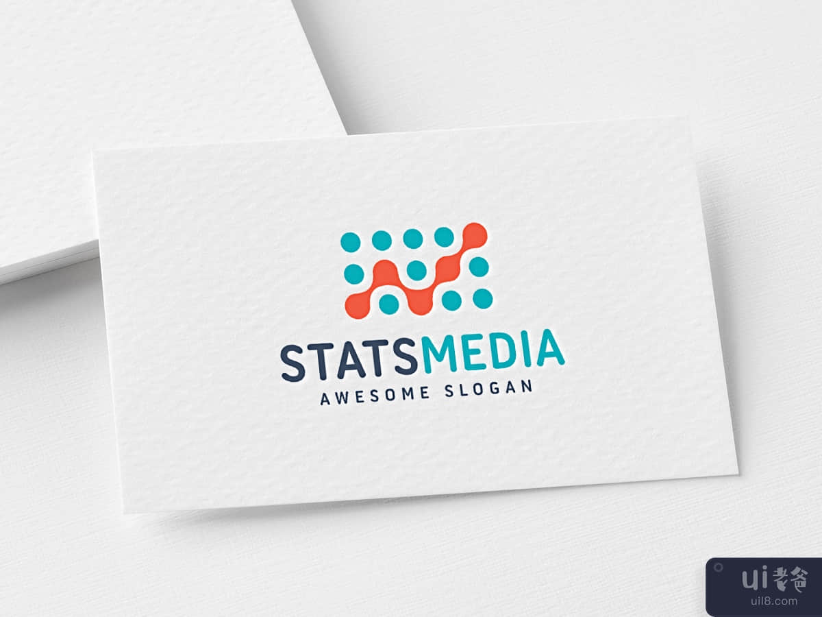 Stats Media Logo Template