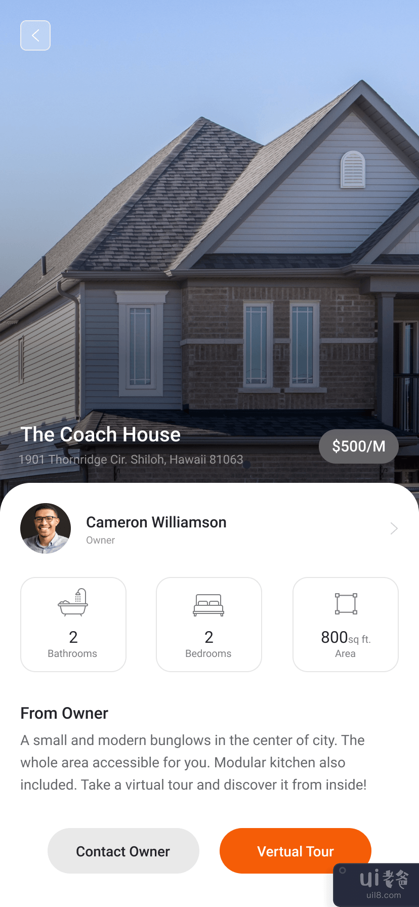 虚拟家庭旅游应用程序设计(Virtual home tour app design)插图1