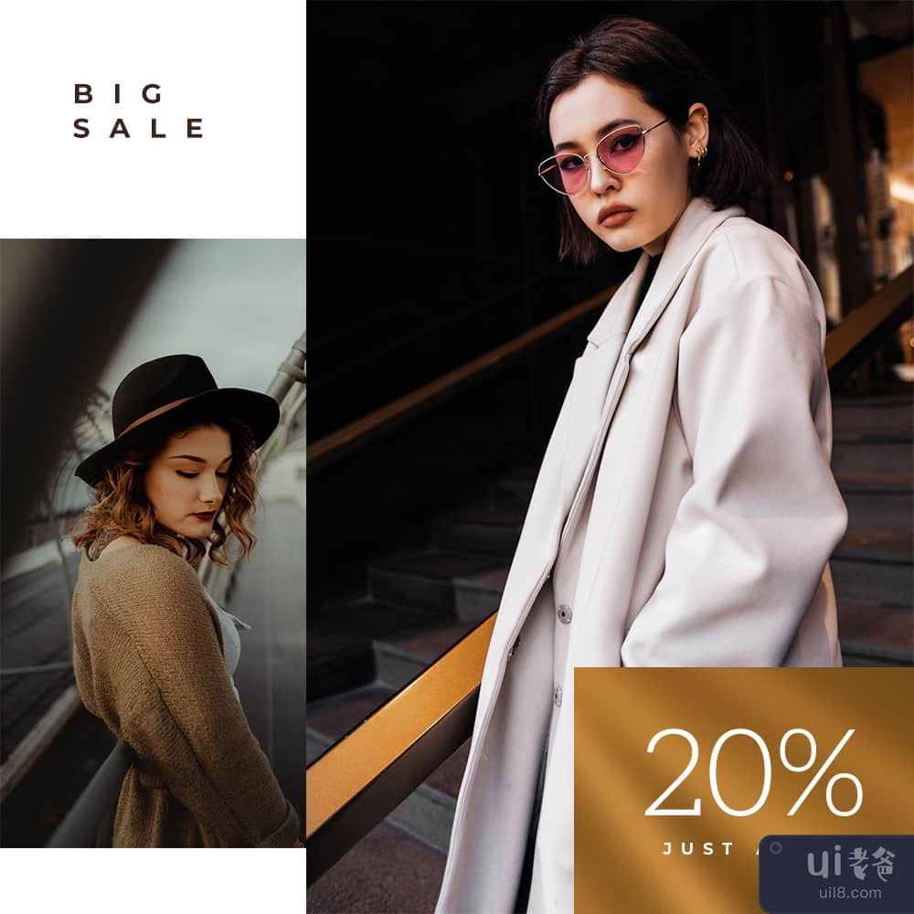 时尚销售横幅的社交媒体/Instagram 故事 3(Social media / Instagram Story for fashion sale banners 3)插图13